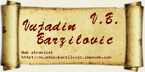 Vujadin Barzilović vizit kartica